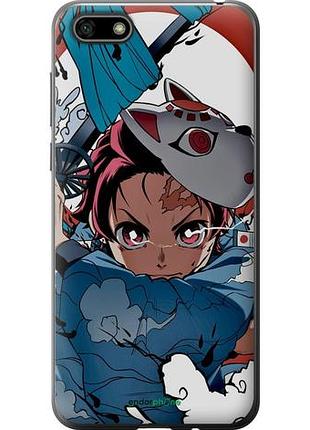 Чехол на huawei honor 7a танджиро камадо "5574u-1805-10746"