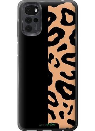 Чехол на motorola g22 пятна леопарда "4269u-2681-10746"