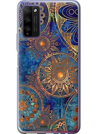 Чехол на huawei honor 30 lite золотой узор "678u-2074-10746"