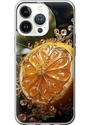 Чехол на iphone 13 pro лимон "5647u-2372-10746"