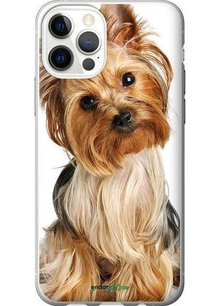 Чехол на iphone 12 pro йоркширский терьер с хвостиком "930u-2052-10746"