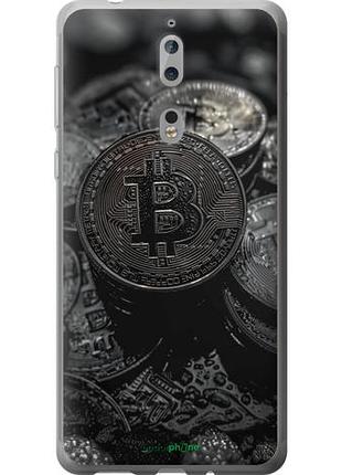 Чехол на nokia 8 black bitcoin "6090u-1115-10746"