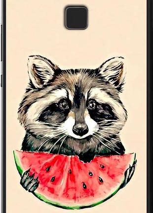 Чехол на huawei p9 lite енотик с арбузом "4605u-298-10746"