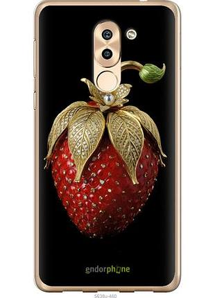 Чехол на huawei honor 6x клубника v3 "5638u-460-10746"