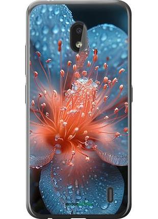 Чехол на nokia 2.2 роса на цветке "6039u-1706-10746"