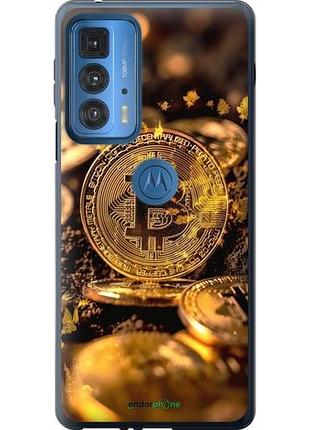 Чохол на motorola edge 20 pro золота лихоманка біткойна "6089u-2662-10746"