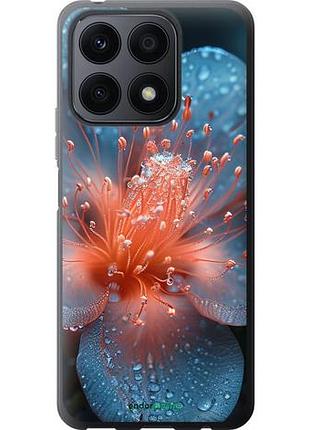 Чехол на huawei honor x8a роса на цветке "6039u-2963-10746"