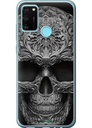 Чехол на huawei honor 9a skull-ornament "4101u-1900-10746"