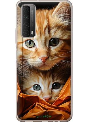 Чехол на huawei p smart 2021 котики 2 "5664u-2100-10746"