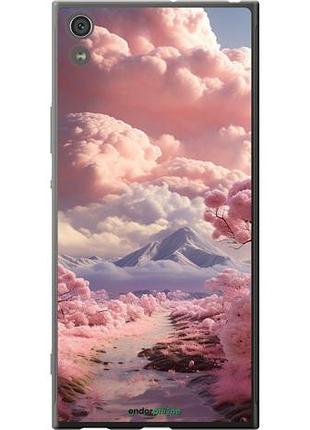 Чехол на sony xperia xa1 ultra g3212 розовые облака "5660u-1237-10746"