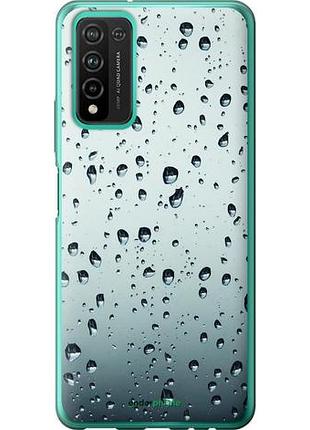 Чехол на huawei honor 10x lite стекло в каплях "848u-2198-10746"