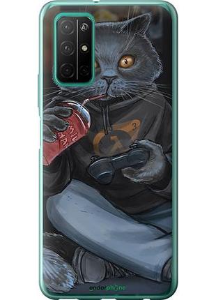Чехол на huawei honor 30s gamer cat "4140u-1897-10746"