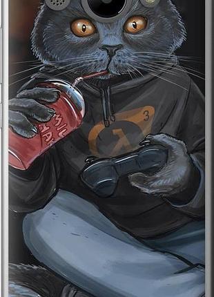 Чехол на huawei y3 2017 gamer cat "4140u-991-10746"