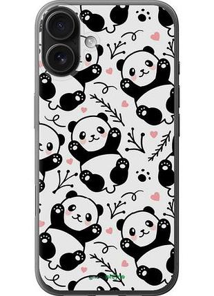 Чехол на iphone 16 plus панды "4318u-3714-10746"