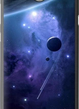 Чохол на huawei y5 ii планети в синьому космосі "171u-496-10746"