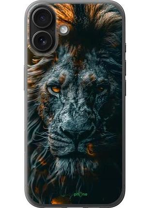 Чехол на iphone 16 plus лев в сумерках "6154u-3714-10746"