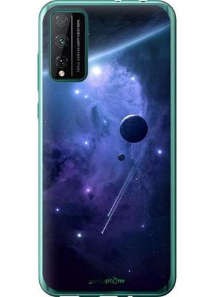 Чохол на huawei honor play 4t pro планети в синьому космосі "171u-1914-10746"