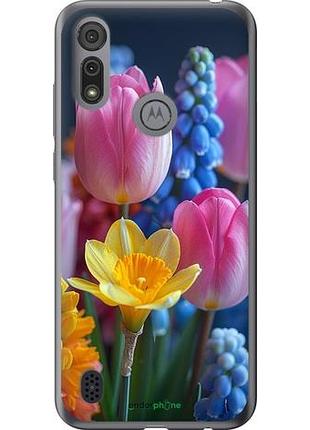 Чохол на motorola e6i весняні квіти "6058u-2355-10746"