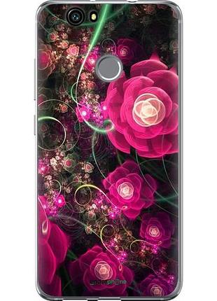 Чехол на huawei nova абстрактные цветы 3 "850u-439-10746"