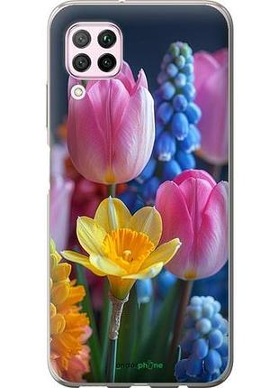 Чехол на huawei nova 6se весенние цветы "6058u-1823-10746"