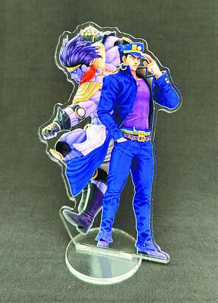 Акриловая коллекционная фигурка аниме: jojo's невероятные приключения джоджо джотаро куджо (2) 15 см