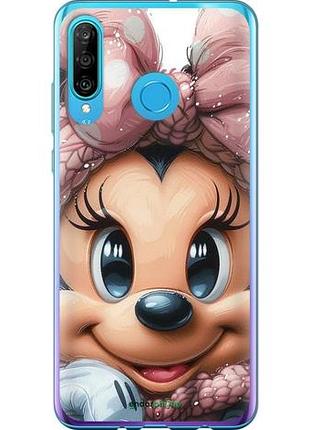 Чехол на huawei p30 lite минни маус с бантиком "6055u-1651-10746"