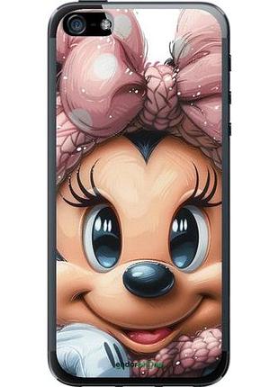 Чехол на iphone 5s минни маус с бантиком "6055u-21-10746"