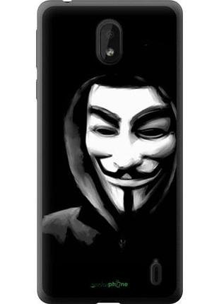 Чехол на nokia 1 plus анонимус "832u-1677-10746"