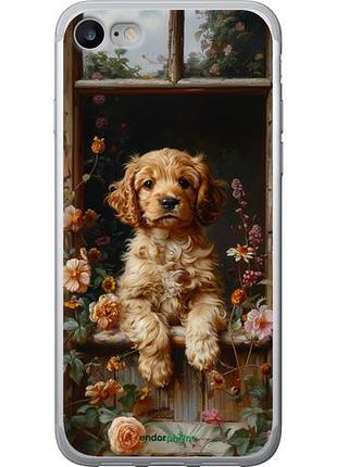 Чехол на iphone se 2020 щенок cocker spaniel "6136u-2013-10746"