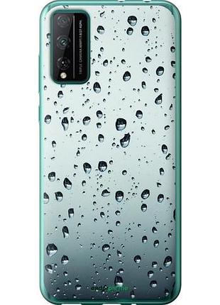 Чехол на huawei honor play 4t pro стекло в каплях "848u-1914-10746"