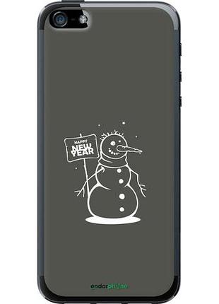 Чехол на iphone 5 снеговик 1 "4610u-18-10746"