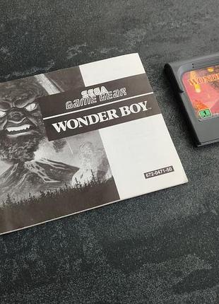 Картридж wonder boy (sega game gear)