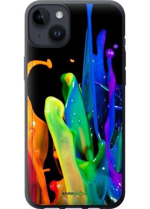 Чехол на iphone 14 plus брызги краски "3957u-2645-10746"