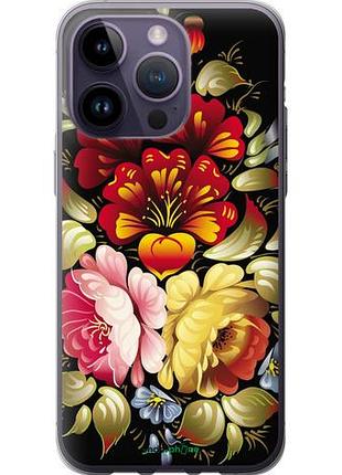 Чехол на iphone 14 pro max хохлома 6 "829u-2667-10746"