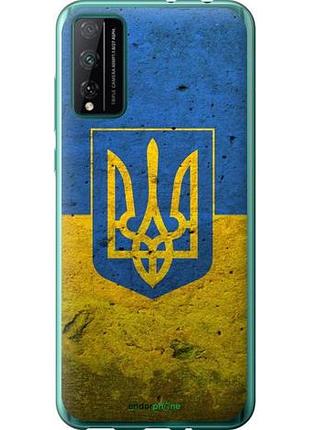 Чехол на huawei honor play 4t pro флаг и герб украины 2 "378u-1914-10746"