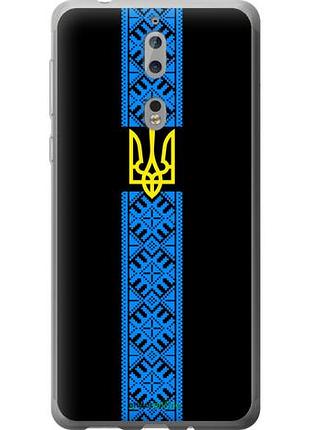 Чохол на nokia 8 тризуб у вишиванці "1158u-1115-10746"