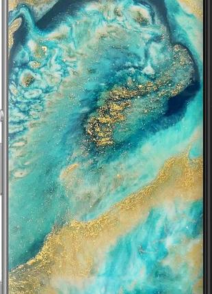 Чехол на sony xperia m5 e5633 green marble "4365u-217-10746"