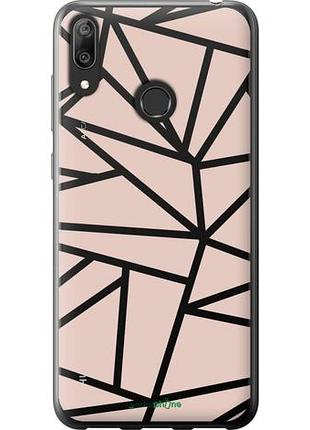 Чехол на huawei y7 2019 абстракция 2 "4872u-1638-10746"