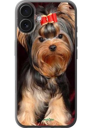 Чехол на iphone 16 plus йоркширский терьер "929u-3714-10746"