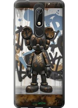 Чехол на nokia 5.1 bronze kaws v2 "6098u-1529-10746"