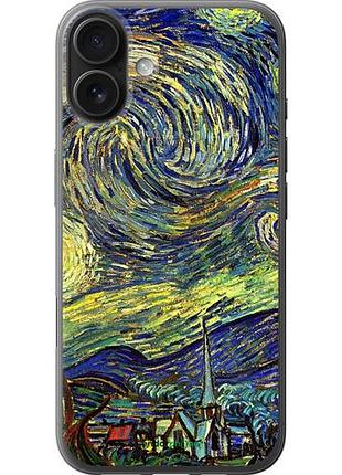 Чохол на iphone 16 plus вінсент ван гог. зоряна ніч "163u-3714-10746"