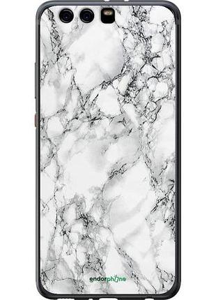 Чехол на huawei p10 plus мрамор белый "4480u-963-10746"