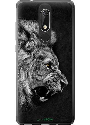 Чехол на nokia 5.1 лев "1080u-1529-10746"