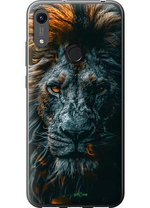 Чехол на huawei y6s лев в сумерках "6154u-1871-10746"