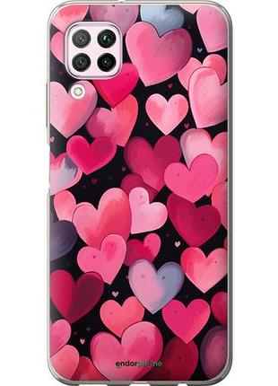 Чехол на huawei p40 lite сердечки 4 "5662u-1887-10746"