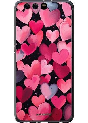 Чехол на huawei p10 plus сердечки 4 "5662u-963-10746"