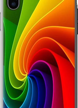 Чохол на iphone x райдужний вихор "747u-1050-10746"