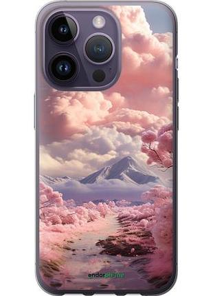 Чехол на iphone 14 pro розовые облака "5660u-2646-10746"