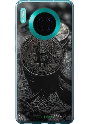 Чехол на huawei mate 30 black bitcoin "6090u-1773-10746"