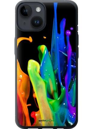 Чехол на iphone 14 брызги краски "3957u-2648-10746"